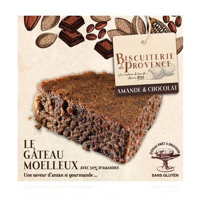 Mandelkuchen mit Kakao Biscuiterie de Provence