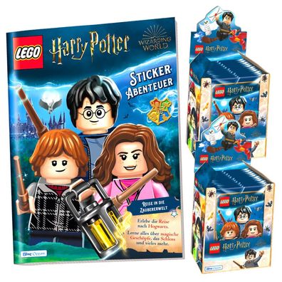 Blue Ocean LEGO Harry Potter Sticker Serie 1 (2023) - 1 Album + 2 Display Sammelst...