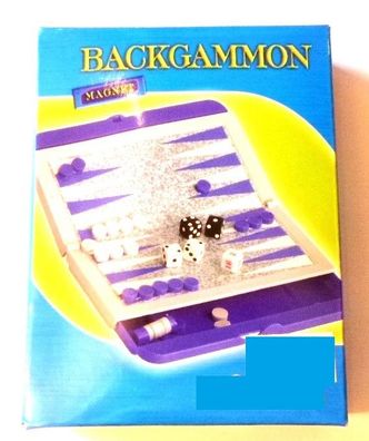 Backgammon magnetisch, gut für unterwegs zu spielen, Neu