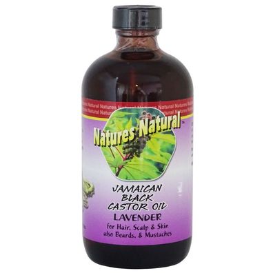 Natures Natural Jamaican Black Castor Oil Lavender 236 ml
