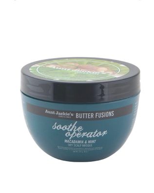 Aunt Jackie's Butter Fusions Soothe operator Macadamia & Mint Masque 8oz
