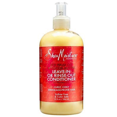 Shea Moisture Red Palm Oil & Cocoa Butter Leave-In or Rinse-Out Conditioner 384ml