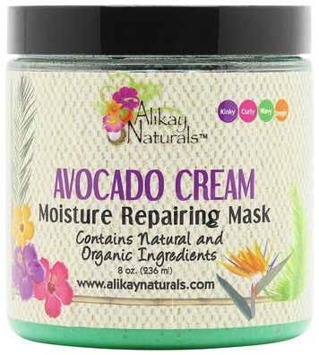 Alikay Naturals Avocado Cream Moisture Repairing Mask 236ml