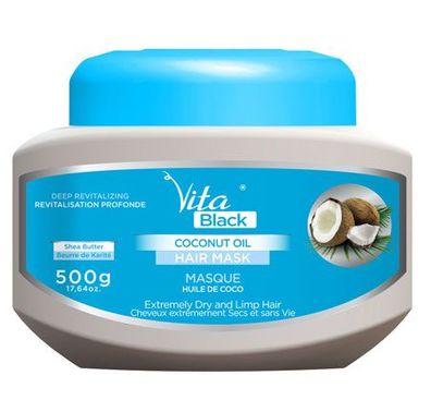 Vita Black Coconut Oil Hair Mask 500g