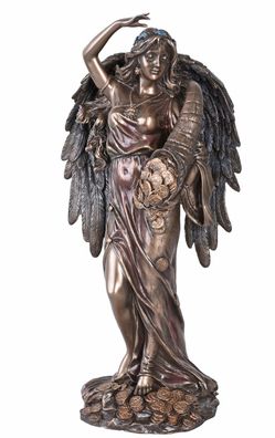 Mythologische Figur Glücksgöttin Fortuna für Geldsegen Skulptur