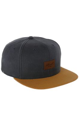 REELL Snapback Cap Suede 140 charcoal one size