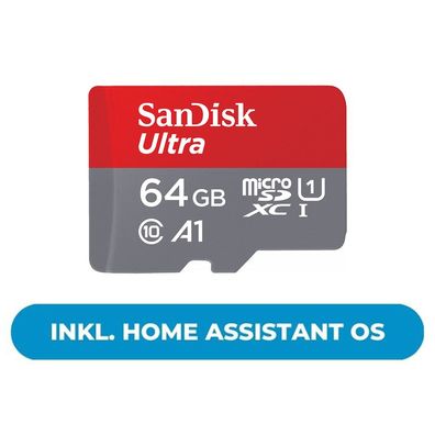 Sandisk microSDHC UHS-I 64GB Class10 mit Home Assistant OS