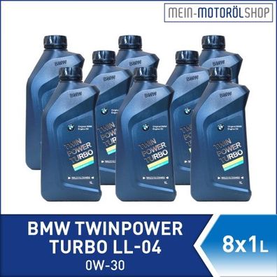 BMW TwinPower Turbo LL-04 0W-30 8x1 Liter