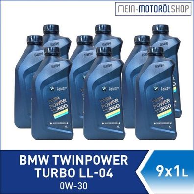 BMW TwinPower Turbo LL-04 0W-30 9x1 Liter