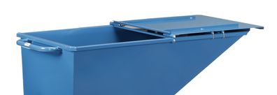 Deckel für Muldenkipper in blau 1321x794x735 mm