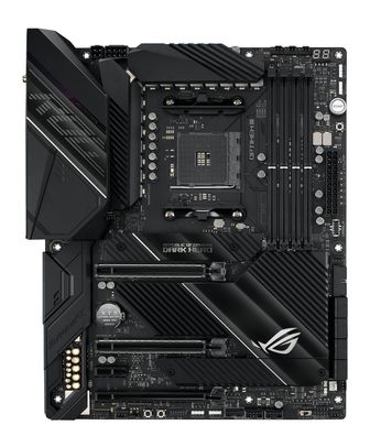 ASUS ROG Crosshair VIII DARK HERO AMD X570 ATX gaming motherboard with PCIe 4.0 ...