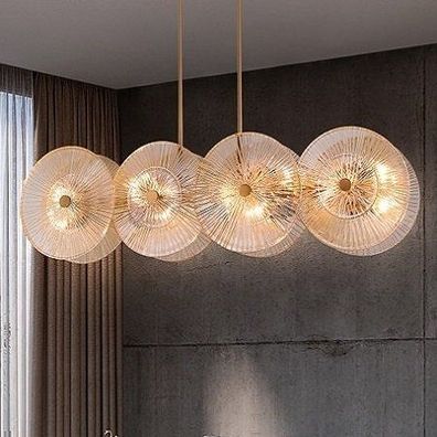 Maytoni Pendelleuchte Aster Modern 8-flammig goldfarben