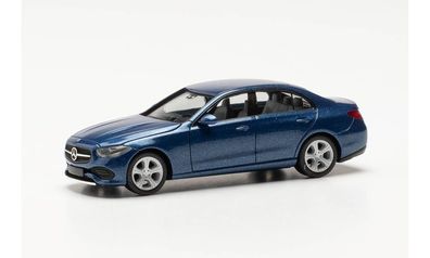 Herpa 430913-002 | Mercedes-Benz C-Klasse Limousine | spektralblau metallic | 1:87