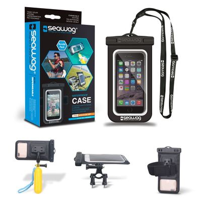 SEAWAG® BUNDLE PACK Wasserdichte Smartphonetasche mit Armband, schwimmfähigem ...