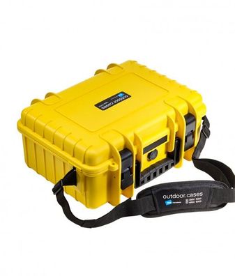 B&W Cases Outdoorcase Type 4000 , yellow , 4000/ Y/ RPD