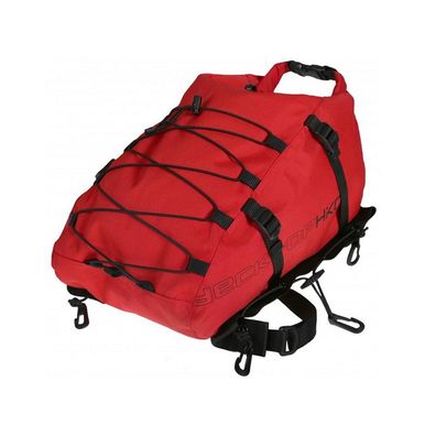 HIKO Deck bag ROLLY, Decktasche / Rucksack für Kajak, Rot / Schwarz