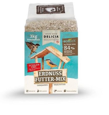 Delicia Erdnuss Futter-Mix ecopick 3 kg