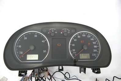VW Polo 9N Tacho Tachometer Kombiinstrument 310.000km 6Q0920801M 1,4 TDI AMF BA