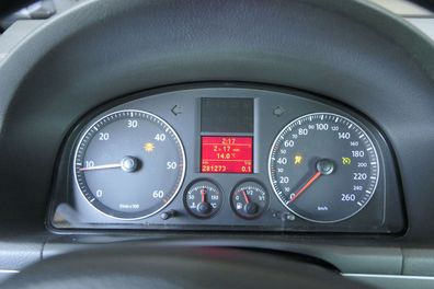 VW Touran Caddy 2K Tacho Tachometer Kombiinstrument 281.000km 1T0920860C TDI