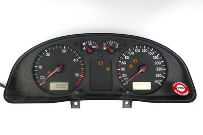 VW Passat 3B Tacho Tachometer Kombiinstrument 256.000km 3B0920802A TDI