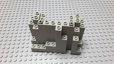 LEGO 1 Burg Felsen Berg Klippe Fels 4x10x6 Althellgrau Nummer 6082