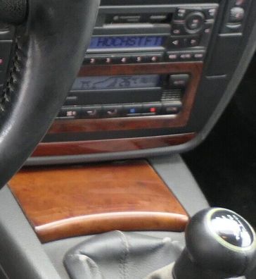 VW Passat 3B 3BG Mittelkonsole Verkleidung Aschenbecher Holz Optik Dekor