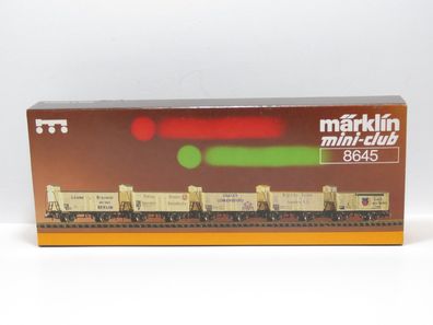 Märklin mini-club 8645 - 5 x Bierwagen - Spur Z - 1:220 - Originalverpackung