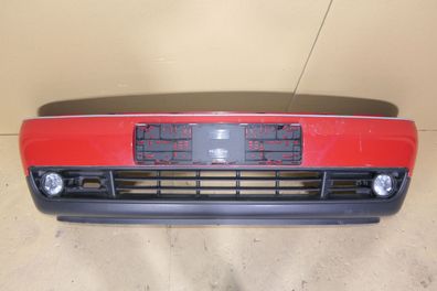 VW Lupo Stoßstange vorne Frontstoßstange Stoßfänger rot LP3G Nebelscheinwerfer