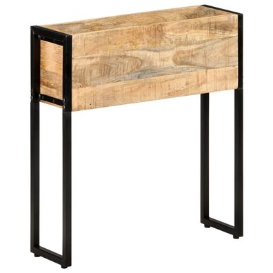 vidaXL Pflanzkübel 60x20x68 cm Raues Mangoholz