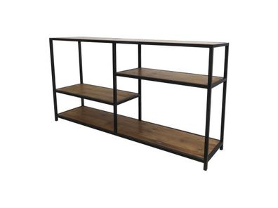 Konsolentisch Junction 150 x 80 x 35 cm aus Teak und Eisen