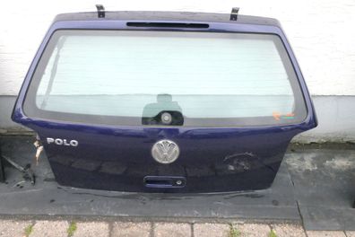 VW Polo 6N2 Heckklappe Klappe hinten Kofferraumklappe blau LB5N indigobl Scheibe