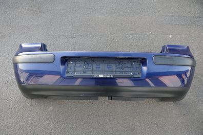 VW Golf 4 Limousine Stoßstange hinten Heckstoßstange Stoßfänger blau LB5N xxxx