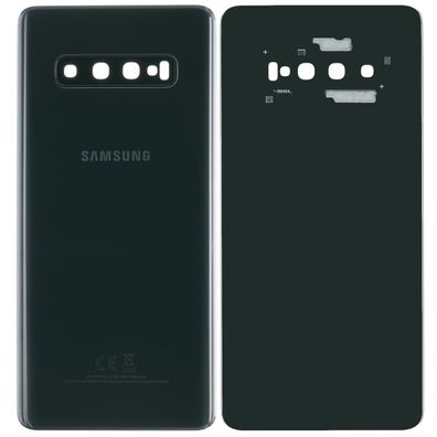 Original Samsung Galaxy S10+ G975F Akkudeckel Backcover Ceramic Schwarz Sehr Gut
