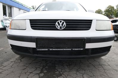 VW Passat 3B Stoßstange vorne Frontstoßstange Stoßfänger weiß LB9A Grill
