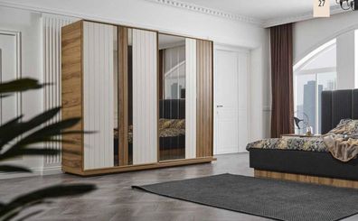 Kleiderschrank Schwebetüren Schrank Luxus Schlafzimmer Schränke Möbel Holz