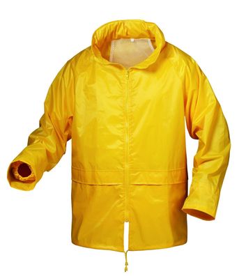 Feldtmann Regenjacke Herning gelb 2121, mit Kapuze, Wind und Wasserdicht