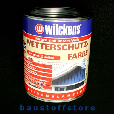 23,53 €/1L ) 750 ml Wilckens Wetterschutzfarbe seidenglänzend