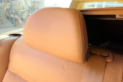 VW Passat 3B 3BG Kopfstütze Sitz Sitze hinten rechts oder links beige besch Lede