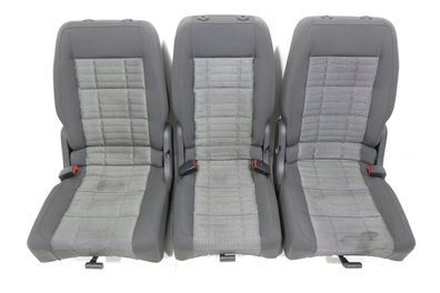 VW Touran Sitz Sitze hinten links 1. Reihe Rücksitz anthrazit alle 3 Stück Isofix