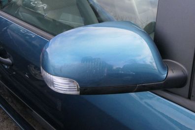 VW Touran 1T elektrischer Spiegel Außenspiegel beheizt rechts blau grün LC5Q