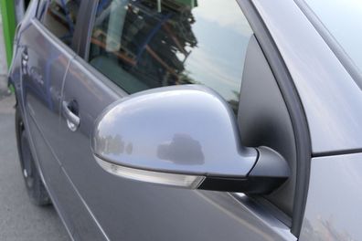 VW Golf 5 elektrischer Spiegel anklap Außenspiegel rechts Blinker grau LA7T