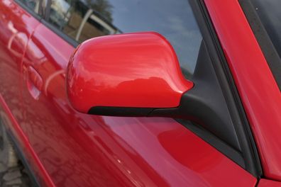 Audi A4 B5 Spiegel Außenspiegel rechts elektrisch rot LY3H Facelift