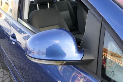 VW Golf 5 5M1 Plus elektrischer Spiegel Außenspiegel rechts Blinker blau LA5K