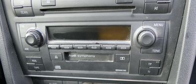 Audi A4 8E Radio Audi CD + Kasette Original symphony 2 8E0057195M m. Code