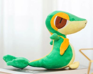 Pokemon Serpifeu Snivy - Plüsch Figur Stofftier Kuscheltier - Plush 17 cm NEU