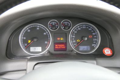 VW Passat 3BG Tacho Tachometer Kombiinstrument 271.000km 3B0920829A Diesel TDI