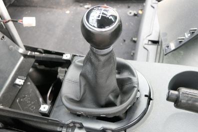 VW Touran 1T Schaltknauf Schaltsack Schaltung Schaltknüppel schwarz Leder Kunstl