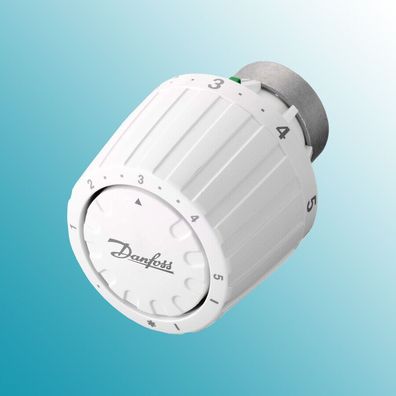 Danfoss Thermostatkopf RA/ VL für RAVL Gehäuse 26 mm, weiss, mit Fühler 013G2950