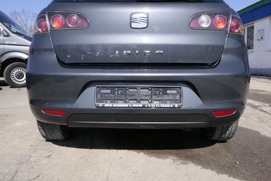Seat Ibiza 6L Stoßstange Heckstoßstange hinten grau LS7Z Facelift