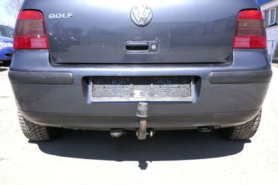 VW Golf 4 Limousine Stoßstange hinten Heckstoßstange Stoßfänger blau grau LC7V c